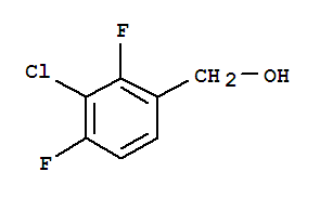 3-CHLORO-2,4-DIFLUOROBENZYL ALCOHOL结构式
