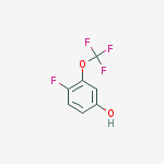 Structure of 4-FLUORO-3-(TRIFLUOROMETHOXY)PHENOL