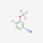 Structure of 4-CHLORO-3-(TRIFLUOROMETHOXY)BENZONITRILE