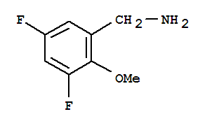 Structure of 3,5-DIFLUORO-2-METHOXYBENZYLAMINE