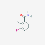 3-Fluoro-2-methylbenzamide结构式