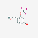 Structure of [4-Methoxy-2-(trifluoromethoxy)phenyl]methanol