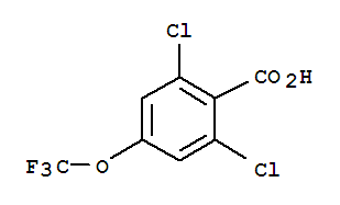 Structure of 2,6-DICHLORO-4-(TRIFLUOROMETHOXY)BENZOIC ACID