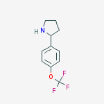 Structure of 2-(4-TRIFLUOROMETHOXY-PHENYL)-PYRROLIDINE