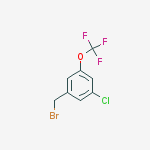 Structure of 3-CHLORO-5-(TRIFLUOROMETHOXY)BENZYL BROMIDE