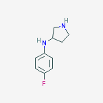 Structure of N-(4-Fluorophenyl)-3-pyrrolidinamine