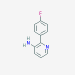 Structure of 2-(4-FLUORO-PHENYL)-PYRIDIN-3-YLAMINE