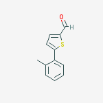 Structure of 5-(2-methylphenyl)thiophene-2-carbaldehyde