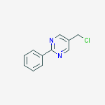 Structure of 5-(chloromethyl)-2-Phenylpyrimidine