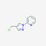 Structure of 2-(4-(Chloromethyl)-1H-pyrazol-1-yl)pyridine