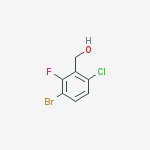 Structure of (3-Bromo-6-chloro-2-fluorophenyl)methanol