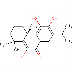 9(1H)-Phenanthrenone,2,3,4,4a-tetrahydro-5,6,10-trihydroxy-1,1,4a-trimethyl-7-(1-methylethyl)-,(R)-结构式