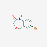 Structure of 7-BROMO-1,5-DIHYDRO-4,1-BENZOXAZEPIN-2(3H)-ONE