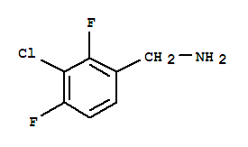 Structure of 3-CHLORO-2,4-DIFLUOROBENZYLAMINE