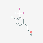 Structure of 2-[4-FLUORO-3-(TRIFLUOROMETHYL)PHENYL]ETHANOL
