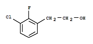 Structure of 3-CHLORO-2-FLUOROPHENETHYL ALCOHOL