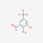 Structure of 3-Bromo-2-hydroxy-5-(trifluoromethyl)benzaldehyde