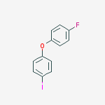 Structure of 4-Fluoro-4'-iododiphenyl ether