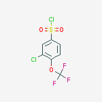 Structure of 3-CHLORO-4-(TRIFLUOROMETHOXY)BENZENESULFONYL CHLORIDE