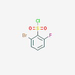 2-Bromo-6-fluorobenzenesulphonyl chloride结构式