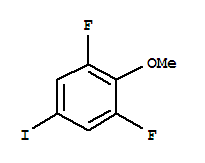 Structure of 2,6-DIFLUORO-4-IODOANISOLE