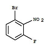 Structure of 1-Bromo-3-fluoro-2-nitrobenzene