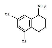 Structure of 5,7-DICHLORO-1,2,3,4-TETRAHYDRO-NAPHTHALEN-1-YLAMINE HYDROCHLORIDE