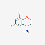Structure of 6,8-difluoro-3,4-dihydro-2H-chroMen-4-aMine