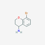 Structure of 8-broMo-3,4-dihydro-2H-chroMen-4-aMine