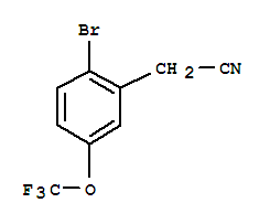Structure of 2-Bromo-5-(trifluoromethoxy)phenylacetonitrile98%