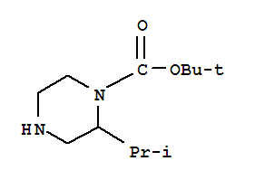 Structure of 1-N-Boc-2-isopropylpiperazine