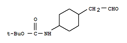 Structure of 2-Methyl-2-propanyl [4-(2-oxoethyl)cyclohexyl]carbamate
