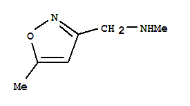 Structure of N,5-DIMETHYLISOXAZOL-3-YLMETHYLAMINE