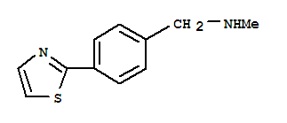 Structure of N-METHYL-4-(1,3-THIAZOL-2-YL)BENZYLAMINE