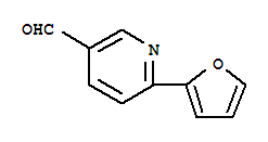 Chemical structure of 6-(2-FURYL)NICOTINALDEHYDE