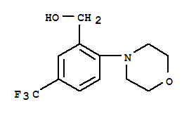 Structure of [2-MORPHOLINO-5-(TRIFLUOROMETHYL)PHENYL]METHANOL