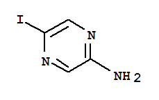Structure of 2-AMINO-5-IODOPYRAZINE