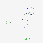 Structure of 2-(Piperidin-4-ylmethyl)pyridine dihydrochloride