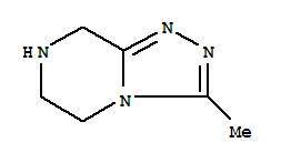 Structure of 3-METHYL-5,6,7,8-TETRAHYDRO-[1,2,4]TRIAZOLO[4,3-A]PYRAZINE