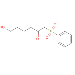 Structure of 2-Hexanone, 6-hydroxy-1-(phenylsulfonyl)-