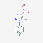 Structure of 1-(4-Fluorophenyl)-5-methyl-1,2,3-triazole-4-carboxylic Acid
