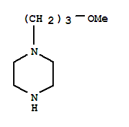 Structure of 1-(3-METHOXYPROPYL)-PIPERAZINE