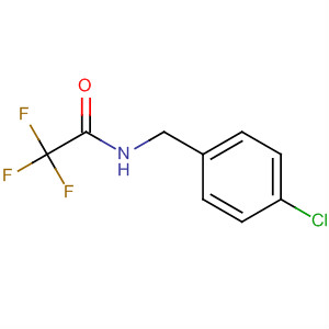 Structure of Acetamide, N-[(4-chlorophenyl)methyl]-2,2,2-trifluoro-
