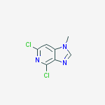 Structure of 4,6-dichloro-1-Methyl-1H-iMidazo[4,5-c]pyridine