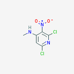 Structure of 2,6-dichloro-N-Methyl-3-nitropyridin-4-aMine
