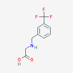 Structure of (3-TRIFLUOROMETHYL-BENZYLAMINO)-ACETIC ACID