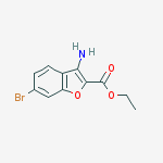 Structure of Ethyl 3-amino-6-bromobenzofuran-2-carboxylate