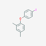 Structure of Benzene, 1-(4-iodophenoxy)-2,4-dimethyl-
