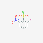 Structure of 2-Fluoro-6-nitrobenzenesulfonyl chloride