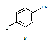 Structure of 3-FLUORO-4-IODOBENZONITRILE